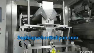 Automatic Tapioca ball vacuum packaging machine .Welcome to inquiry us by sophiapacker@aliyun.com