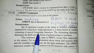 10 Computer LPRINT Command