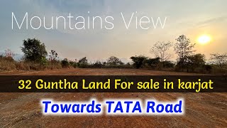 #mountainsview 32 Guntha #farmhouseland , For sale in #karjat || Towards #tataroad || 📲 09975065557