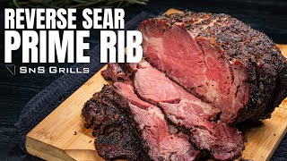 Reverse Sear Prime Rib Roast Recipe On A Kettle Grill