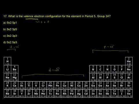 ACS Exam General Chemistry Atomic Structure Ch1 #17 - YouTube