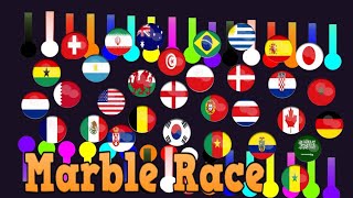 Marble Countries Race | Choose Your County and Win the Race