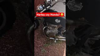 Harley czy Honda opuszczony motocykl wrak #motoryzacja #motocykl #urbex