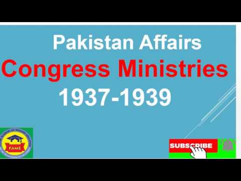 Election Of 1937 | Formation Of Congress Ministries 1937-39 In Urdu ...