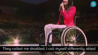 Motivational Speech by a handicapped women