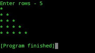 Right Angled Triangle Using Python : 1 Simple and easy program