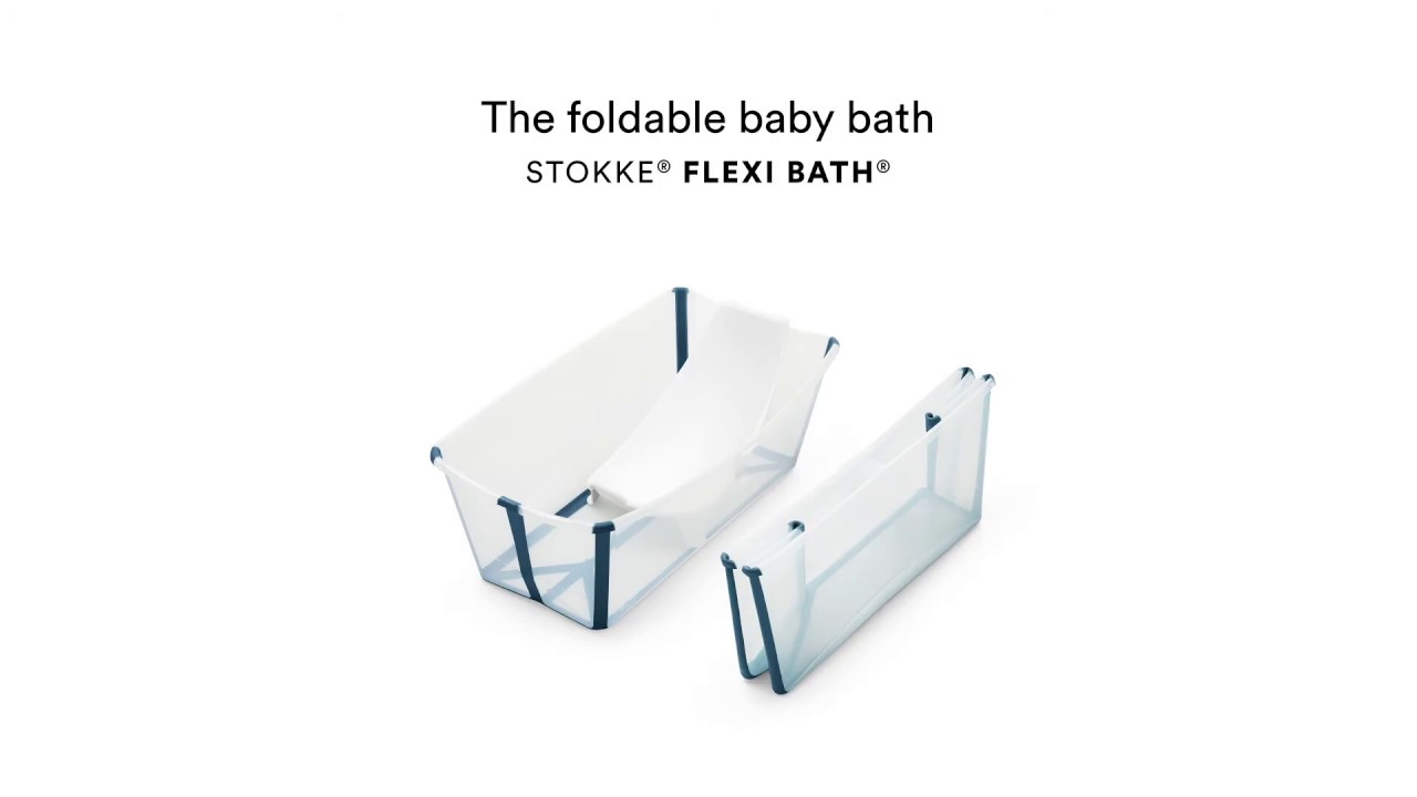 The Foldable Stokke Flexi Bath - YouTube