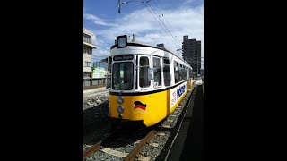 福井鉄道 F10形   RETRAM(レトラム)  赤十字前行き　①田原町→仁愛女子高校　※2014年10月撮影