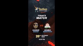 II ICL II Qualifier 2 II  [ Mumbai Marathas vs YOU SELECTS KANNUR SQUAD ]