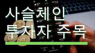 사슬체인(사슬코인) 투자자 주목하세요!!