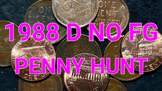 FOUND A 1988 D *NO FG* Penny Box Hunt. #errorcoins #varieties #lincoln #coinrollhunting #copper