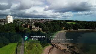 Kirkcaldy pathhead sands and ravenscraig castle  with music