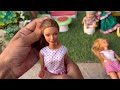 barbie doll all day routine in indian village radha ki kahani part 516 barbie doll bedtime story