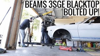 Beams 3SGE Officially Bolted Up! - RA24 Toyota Celica Project