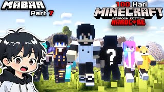 TAMATIN MABAR 100 Hari Minecraft Bedrock Hardcore Part 7 #minecraft #100hariminecraft #100harimcpe