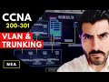 What is a VLAN and Trunking CCNA 200-301 (Routing on the stick) configuration PART 3 /4