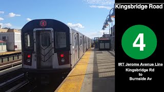 IRT Jerome Avenue Line: R142/A (4) Kingsbridge Rd to Burnside Ave