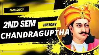 2nd sem History - Chandragupta Detailed  Expalination  in Telugu  || New  syllabus