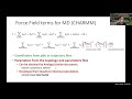 Mariano Spivak - Modeling and parametrization of small molecules with Molefacture and FFTK