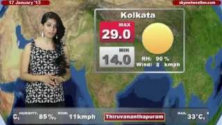 Skymet Weather Report - India January 17, 2013