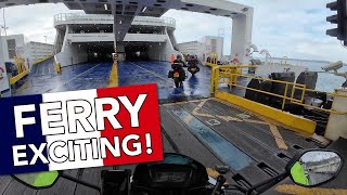 Crossing the Channel with a motorcycle by ferry (France 03)