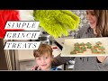 Grinch Treats! - Easy Holiday Baking! #shorts #grinch #thegrinch #holidaybaking #christmastreats