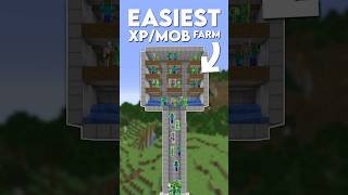 Minecraft Easiest MOB XP Farm Tutorial! | #Shorts
