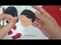 how to make felt doll step by step part 1