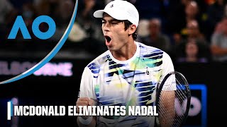 Mackenzie McDonald upsets Rafael Nadal in second round | Australian Open