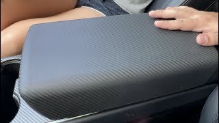 Tinlucys Tesla Model 3 Armrest Cover Demo