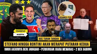 🔴WOW, TRANSFER MEMANAS ✅ BOS UMUH BERI JAWABAN • STEFANO DAN RONTINI GABUNG KE PSBYA ⁉️JUARA PERSIB🔥