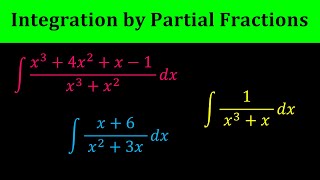 Integration by Partial Fractions - Integration of rational functions - Calculus - Part 1