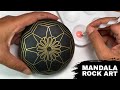 Advanced Mandala Art Dot Painting Rocks Tutorial Painted Stones How To Drawing Satisfying Video