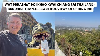 Beautiful Wat Phrathat Doi Khao Kwai Temple Chiang Rai