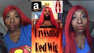 Amazon Red Wig: 40$ K’ryssma Red Wig