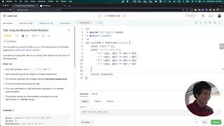 LC in JS: 150. Evaluate Reverse Polish Notation [Stack & Queue]
