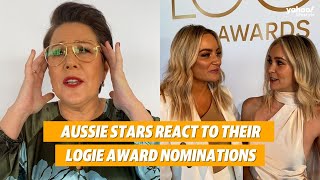Aussie stars react to their Logie Award nominations | Yahoo Australia
