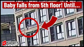 Baby falls from 5th floor! Until...