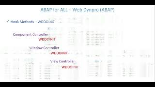 Video 5: Web Dynpro - Hook Methods