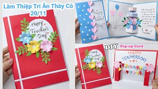 Làm thiệp tặng thầy cô ngày 20/11 | DIY Teacher's Day Card | Liam Channel