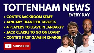 TOTTENHAM NEWS: Conte's Backroom Staff, Transfer Targets, Players to Leave? Antonio's First Game