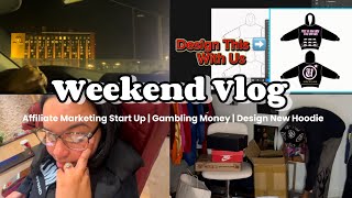 WEEKEND VLOG: Hoops, Family Time, Casino Adventures, \u0026 Hoodie Design