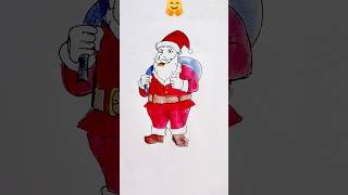 drawing Santa Claus/#shorts  #santaclaus #drawing