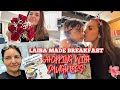 LAIBA MADE BREAKFAST | SHOPPING FOR KITCHEN ON AMAZON!