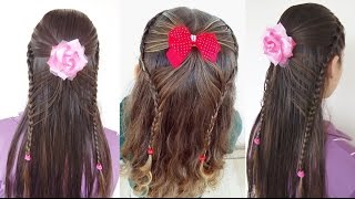 Penteado infantil fácil borboleta