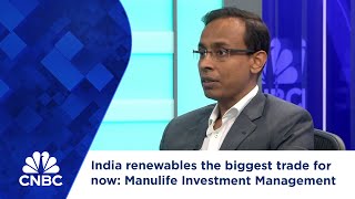 India renewables the biggest trade for now: Manulife Investment Management