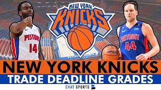 New York Knicks NBA Trade Deadline Grades: Bojan Bogdanovic & Alec Burks Trade
