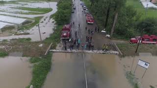 Паводок/Повінь 23.05.2019 на Закарпатті з висоти пташиного польоту/23.05.19 Flood in Transcarpathia