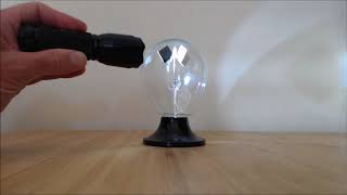 Cool Kid's Science Experiments: Using a flashlight to energize a radiometer