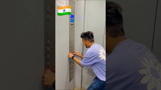 America 🇺🇸 vs India 🇮🇳 ~ Elevator experience 🤣 #short #ytshorts #manishsaini #priyalkukreja